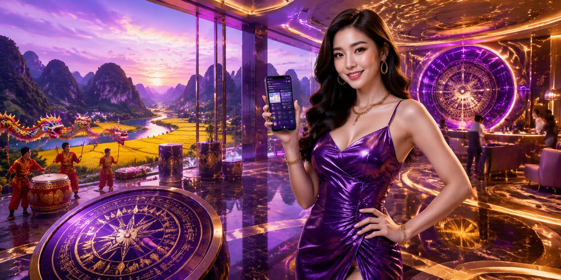 Người chơi tại Ninh Bình trải nghiệm casino di động trong ánh đèn neon về đêm