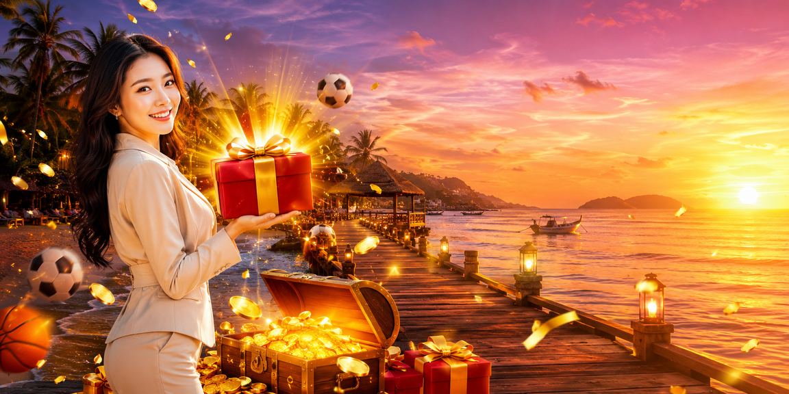 Người dùng xem cá cược thể thao trên bãi biển Phú Quốc buổi chiều tà